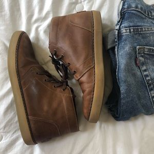 Men’s UGG Leather High Tops - 9